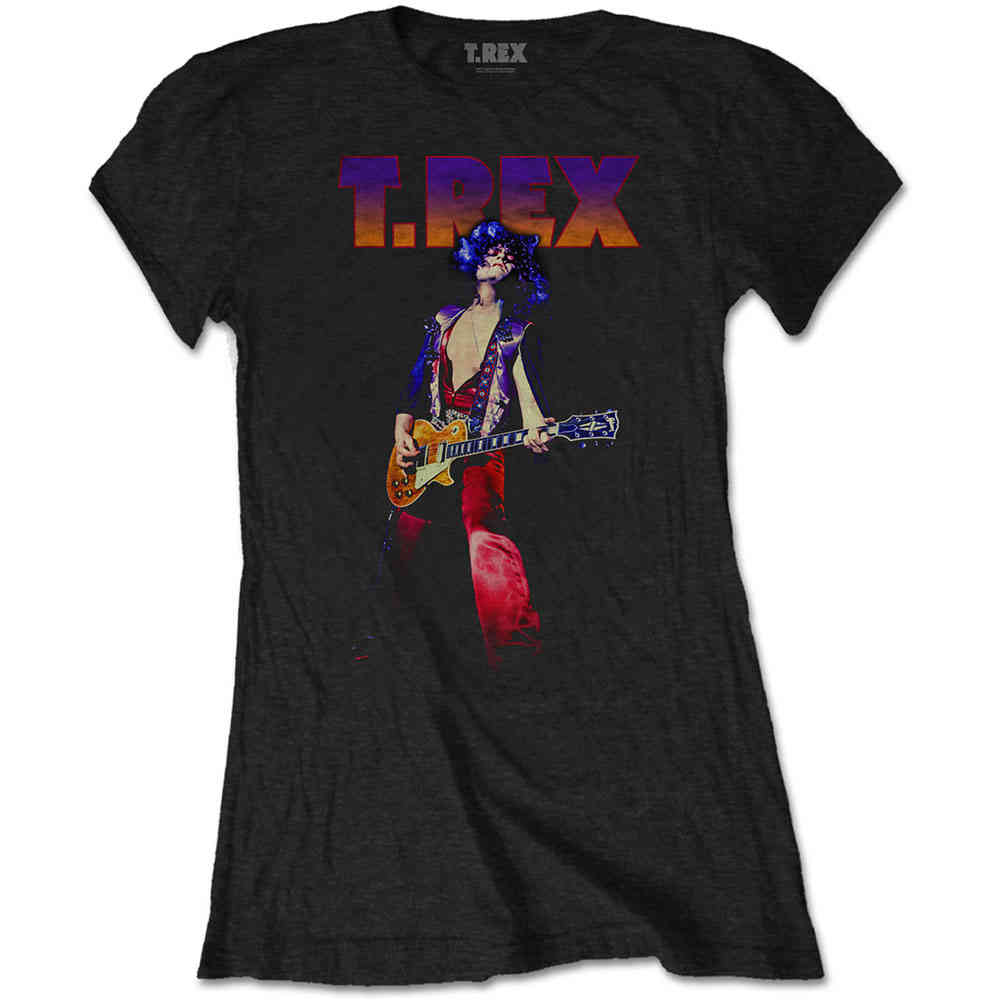 T. Rex - Rockin' Ladies Tshirt - Black